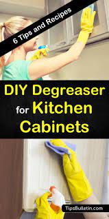 The borax will clean, the vinegar will disinfect, and the soap will cut through residue. 6 Diy Degreaser Recipes For Kitchen Cabinets Degreasers Kitchen Cleaner Homemade Kitchen Cleaner