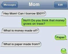 For more sneaky cleverness from children check out these 40 lies kids say that parents always fall for. 14 Message Jokes Ideas Funny Text Messages Funny Texts Funny Text Fails