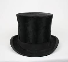 1910 S 20 S Vintage Mens Black Beaver Fur Deco Top Hat Top Hat All Black Fashion Hats Vintage
