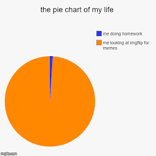 the pie chart of my life imgflip