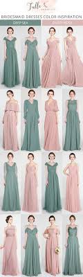 Greenery And Dusty Rose Bridesmaid Dresses Bridalparty Bridesmaiddresses Gaun Pengantin Pendek Wanita Model Pakaian Wanita