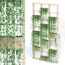 Green Wall Ivy 3d Model Green Wall Plants Ivy Wall Green Wall Garden
