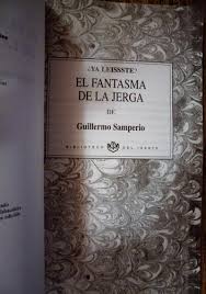 El Fantasma De La Jerga Guillermo Samperio 1a Edicion Mercado Libre