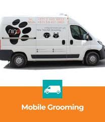 Pets love the massaging bristles: Mobile Grooming
