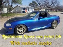 Metallic Rustoleum Spray Can Paint Job Explaining How To Get Good Results Youtube In 2020 Paint Job Spray Can Spray