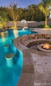 20 Awesome Backyard Patio Ideas With Beautiful Pool Luxury Pools Backyard Backyard Pool Designs Backyard Pool
