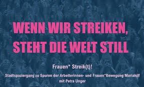 In weltweit organisierten frauenstreiks, legen sie die arbeit nieder und fordern unter anderem schutz vor gewalt, mehr lohngerechtigkeit und einen intersektionalen feminismus. Radikale Linke