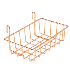 Copper wall plates & boxes. 8 Piece Wire Wall Grid With Storage Accessories Copper