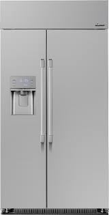 Instead of sticking out like most fridges, it's built into the cabinetry. 42 Built In Side By Side Refrigerator Dacor