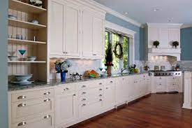 If you are considering white to reface your existing kitchen cabinets, or for new cabinetry altogether, you countertop choices for white kitchen cabinetry. White Cabinets And Blue Countertops Ideas Photos Houzz