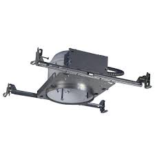Do you assume bathroom ceiling lights home depot seems nice? Halo H25 5 In Aluminum Recessed Lighting Housing For New Construction Shallow Ceiling Insulation Contact Air Tite H25icat The Home Depot