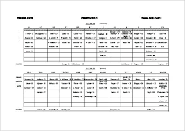 Depth Chart Template Darmody Me