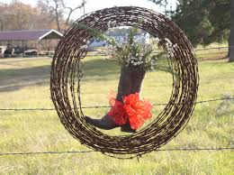 Check spelling or type a new query. Barbwire Christmas Wreath 2012 Suggs Farm Tallow Tree Balls And Rosemary Barbed Wire Art Western Christmas Barb Wire Wreath