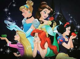 Cinderella Belle Rapunzel Ariel And Snow White The Disney Princesses Disney Art Disney Pictures Disney Drawings