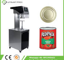 Semi Automatic Canned Tomato Food Tin Metal Can Carbonated ...