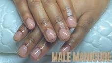 Male Manicure | Watch Me Work | Nail Tutorial | Clarissa Ama - YouTube