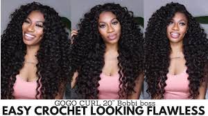 Made of the highest quality hair and materials, this hair. 14 Lazy Girl Crochet Install In Depth Hair Review Deets Brazilian Gogo Curl 20 Bobbi Boss Youtube