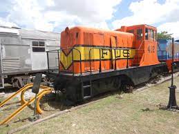 Ferrocarriles Unidos del Sureste 412 ex-SCOP 23002, a GE 68 tonner that  worked on the construction of the Sonora Baja California Railway and is  thought to be the first diesel engine used