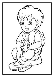 Diego coloring pages go page free coloringpages101 com photo inspirations and. Dora Coloring Pages Diego Coloring Pages