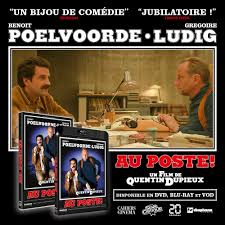Au poste !) is a 2018 french surreal black comedy film written and directed by quentin dupieux.it stars benoît poelvoorde and grégoire ludig, alongside marc fraize, anaïs demoustier, philippe duquesne and orelsan, in a story that involves a commissaire de police and a suspect in an interrogation room. Au Poste Concours Gagnez Vos Dvd Et Blu Ray Du Film De Quentin Dupieux