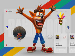 Crash Bandicoot By Slava Kornilov Crash Bandicoot Bandicoot Card Design