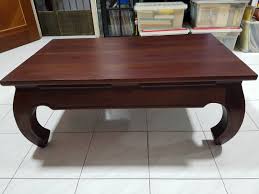 Opium teak rectangle coffee table comes in a rectangular shape which can be customizable to your preferred size. Solid Teak Wood Opium Coffee Table Furniture Home Living Furniture Tables Sets On Carousell