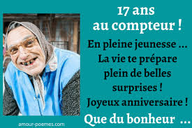 Idees Message De Joyeux Anniversaire Pour Les 17 Ans D Une Jeune Fille Ou D Un Jeune Garc Anniversaire 17 Ans Modele Texte Anniversaire Idee Texte Anniversaire