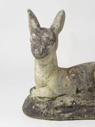 Concrete can also be painted and lacquered to add colour and added protection. Vintage Stone Deer Garden Statue Decorative Antiques Uk