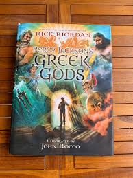 The greek gods and a few demigods from the past are brought together to read a series of books (i wonder what they could be?) about. Percy Jackson S Greek Gods Hardbound Rick Riordan Hobbies Toys Books Magazines Storybooks On Carousell