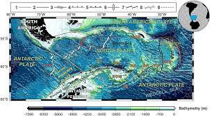 The scotia sea is located at the north corner edge of the southern ocean where the ocean borders the south atlantic ocean. Asthenospheric Pacific Atlantic Flow Barriers And The West Scotia Ridge Extinction Martos 2014 Geophysical Research Letters Wiley Online Library