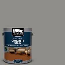 Behr Premium 1 Gal Pfc 69 Fresh Cement Solid Color Flat Interior Exterior Concrete Stain