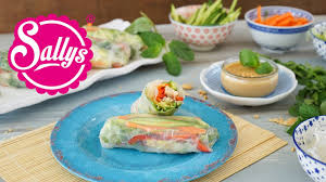 Aus der zutaten habe ich 8 sommerrollen gemacht. Sommerrollen Salat To Go Gesunder Sommersnack Sallys Welt Youtube