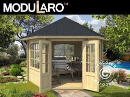 Finden sie die beste auswahl von holzpavillon garten herstellern und beziehen sie billige und hohe qualitätholzpavillon garten produkte für german den lautsprechermarkt bei alibaba.com Holzpavillon Alicante Sechskantig 3 5x3 03x3 07m 44mm Naturbelassen Kaufen Bei Dancover A S