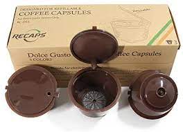 Voltage 230 v, 50 hz. Recaps Refillable Coffee Filters Refilling More Than 200 Times Reusable Coffee Pods For Nescafe Dolce Gusto Brewers 3 Pack Brown Buy Online At Best Price In Uae Amazon Ae