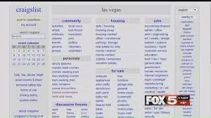 Fox5 Las Vegas Craigslist Used In Alleged Assaults Facebook