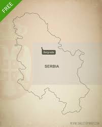 Central intelligence agency unless otherwise indicated. Free Vector Map Of Serbia Outline One Stop Map