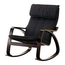 Buy ikea armchair, black, rattan 626.2520.3410: Click Image Twice For Updated Pricing And Info Rocking Chairs Rockingchairs Patiochairs Patiorockers Rocking Chair Leather Armchair Poang Rocking Chair