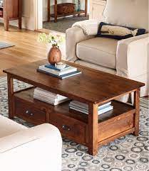 Rustic coffee table for your living room. Rustic Wooden Coffee Table Storage At L L Bean