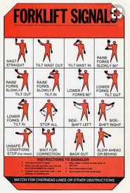 Forklift Safety Signals Here Is A Useful Free Chart