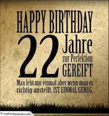 22 Geburtstag Retro Geburtstagskarte Geburtstagsspruche Welt