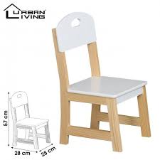 Maybe you would like to learn more about one of these? Chaise En Bois Pour Enfant L 28 X L 28 X H 57 Cm Blanc Et Beige Blanc Et Beige Cdiscount Maison