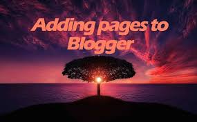 How to add multiple pages in Blogger - Quora