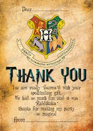 15% off with code zazpartyplan. Design Buddies Harry Potter Birthday Party Thank You Cards With Free Envelopes 16 Buy Online In Bosnia And Herzegovina At Bosnia Desertcart Com Productid 81816609