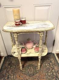 Lovely Little Distressed Shabby Chic 2 Tiered Table For Sale In Baltimore Md Offerup Used Furniture For Sale Shabby Chic Furniture