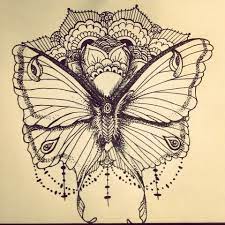 Stipple Luna Moth And Mandala I Drew Moth Tattoo Design Moth And Butterfly Tattoo Crystal Tattoo