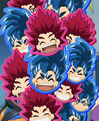 The Boy With Red Hair And Clothes Whose Face Looks A Lot Like Valt S Face Except The Color Of The Eyes Is Called Hyug Anime Beyblade Characters Beyblade Burst