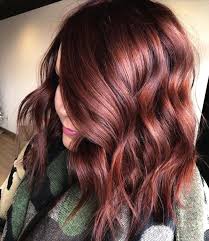 Explore 17 Unique Dark Red Hair Color Ideas For Short Hair Burgundycolors Com Di 2020 Rambut Balayage Gaya Rambut Rambut