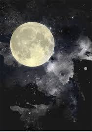 Moon Art Print Moon Poster Galaxy Art Home Wall Decor Etsy Moon Art Print Galaxy Art Moon Illustration