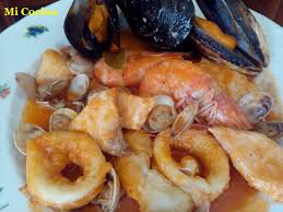 Poner la cazuela al horno durante 10 minutos con las almejas y, una vez fuera del horno, espolvorearlo con un poco de. Zarzuela De Pescados Y Mariscos 2Âª Receta Fotos Paso A Paso Mi Cocina