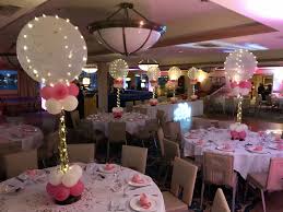 Jumbo Balloon Centerpieces With Lights Pink And Gold Party Ideas Sweet 16 Party Ideas Cool Centerpiece Sweet 16 Centerpieces Jumbo Balloons Sweet 16 Parties